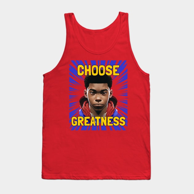 choose greatness - miles morales Tank Top by WOAT